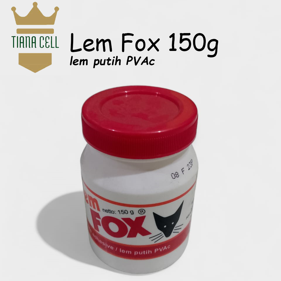 

Lem Fox Putih PVAc Berat 150g