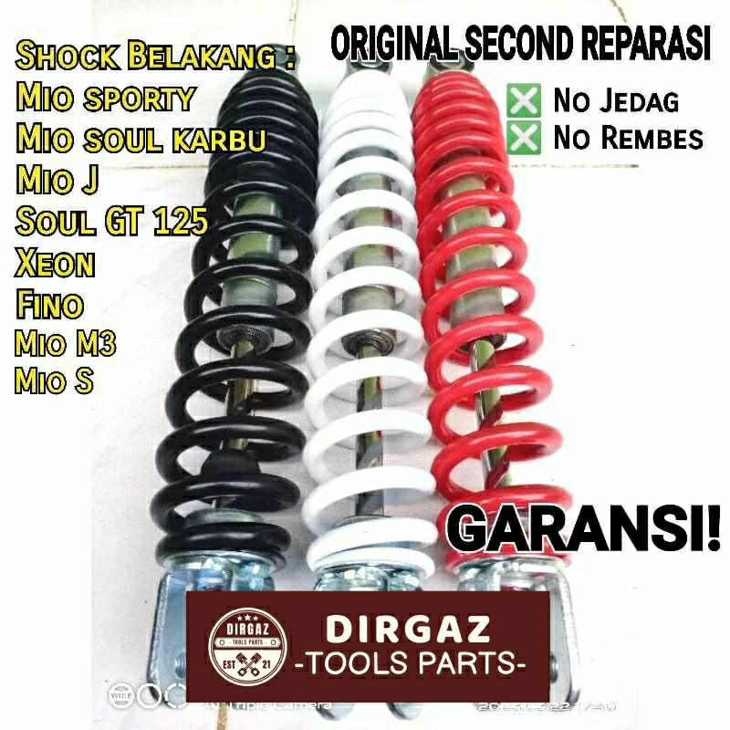 Shockbreaker shock sok skok belakang ORI Mio sporty Mio j Mio soul Mio GT Mio m3 fino xeon