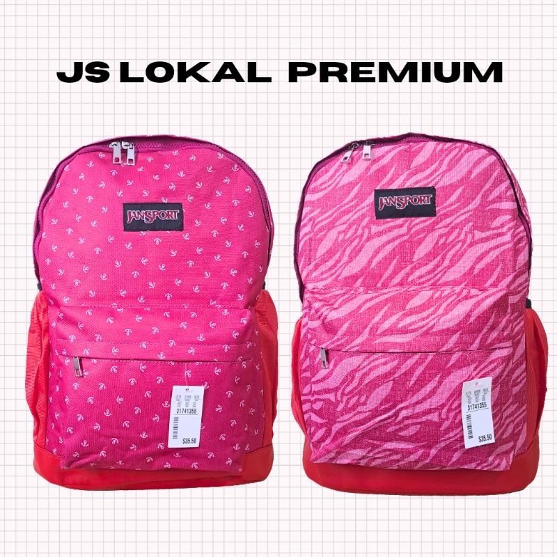 JS tas punggung sekolah anak remaja laki-laki ataupun permpuan model ransel jansport premium lokal d