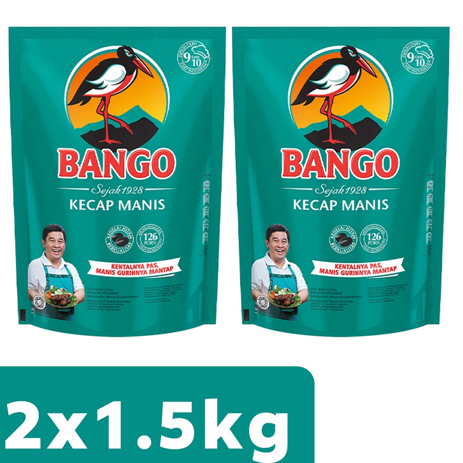 

Stock ready Bango Kecap Manis Pouch 15Kg Twinpack