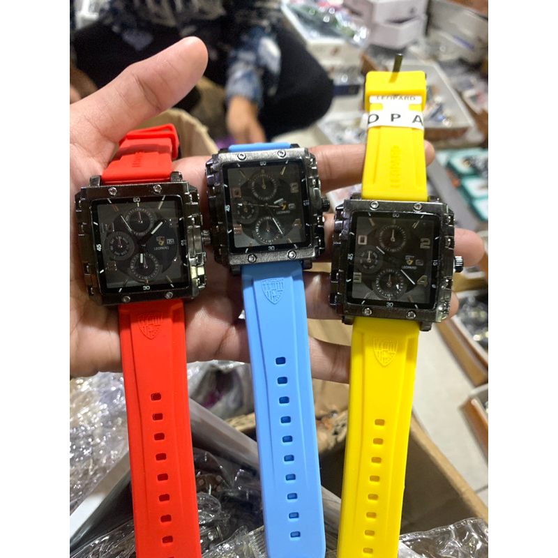 JAM TANGAN COWO LEOPARD ORIGINAL