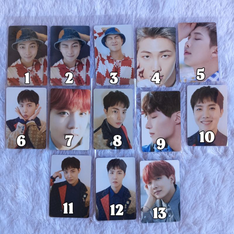 Photocard PC DICON 101 Namjoon Jhope BTS OFFICIAL Ready