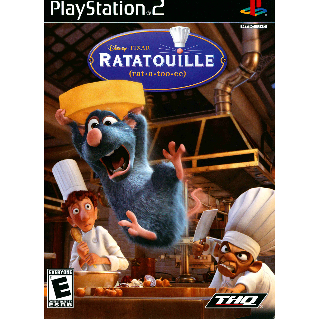 KASET CD DVD GAME PS2: RATATOUILLE