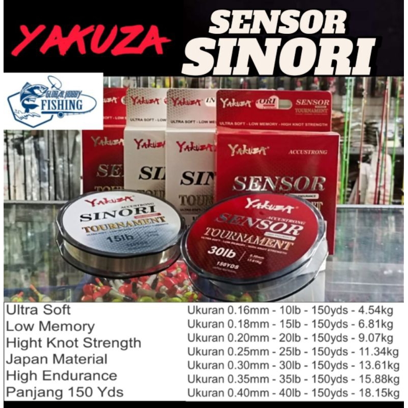 Senar pancing YAKUZA SINORI & SENSOR blood