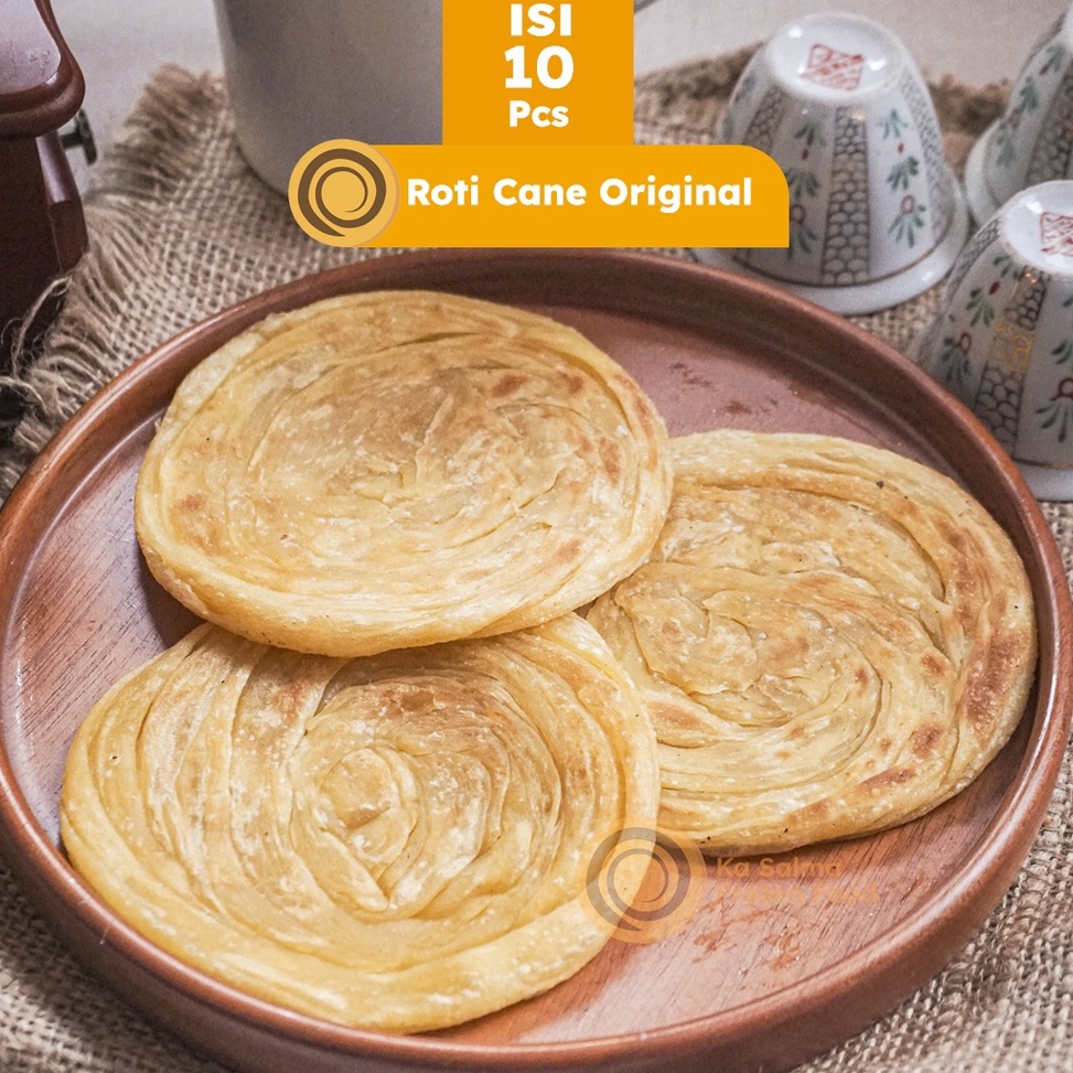 

Promo Sale ISI 1 Roti Cane Original isi 1 Pcs Roti Canai Roti Maryam Roti Konde Original