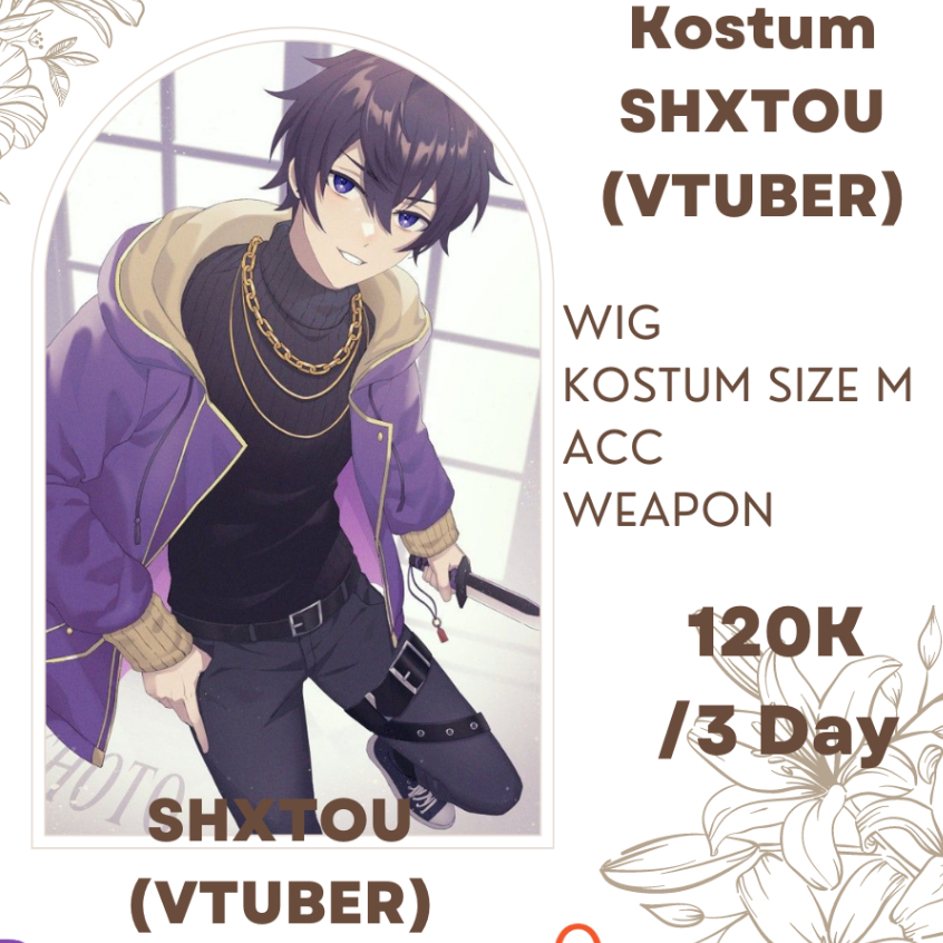 [RENTAL] Kostum SHXTOU VTUBER SIZE M