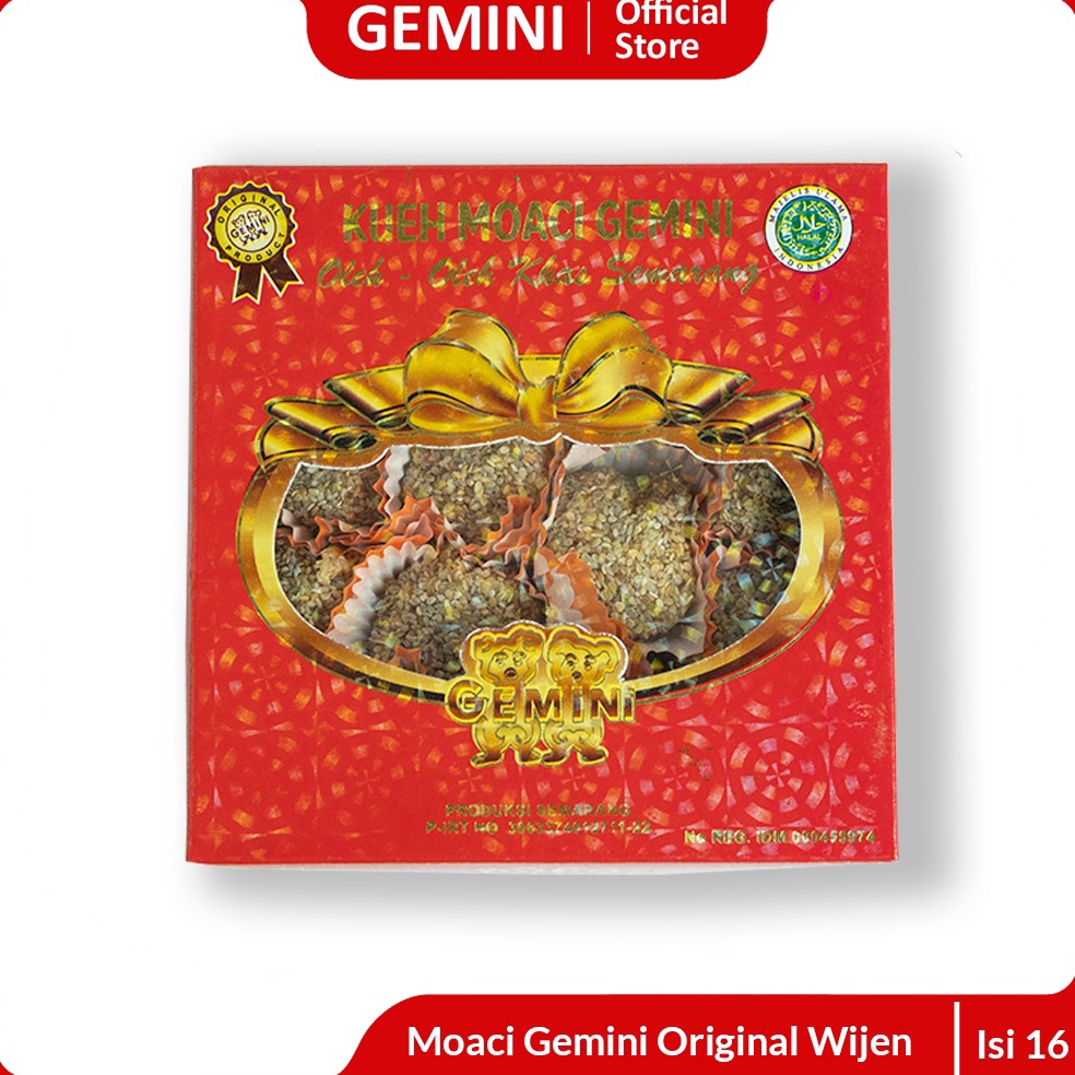 New Stock Gemini Moaci Gemini Original Wijen Isi 16