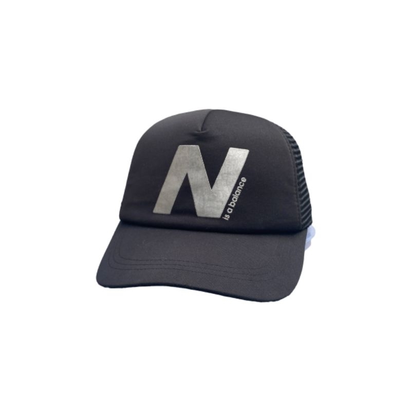 Topi Trucker NB Black OSFA Second Original Murah