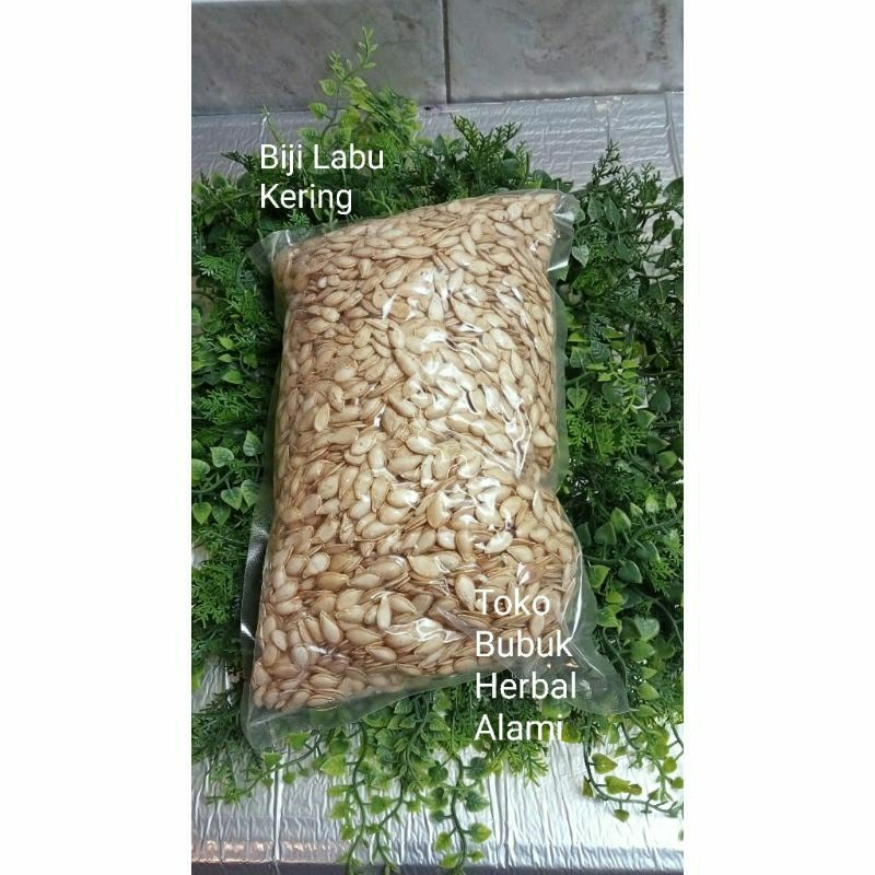 

BIJI LABU KUNING KERING / BIJI WALUH KERING / RAW PUMKIN SEEDS 1KG