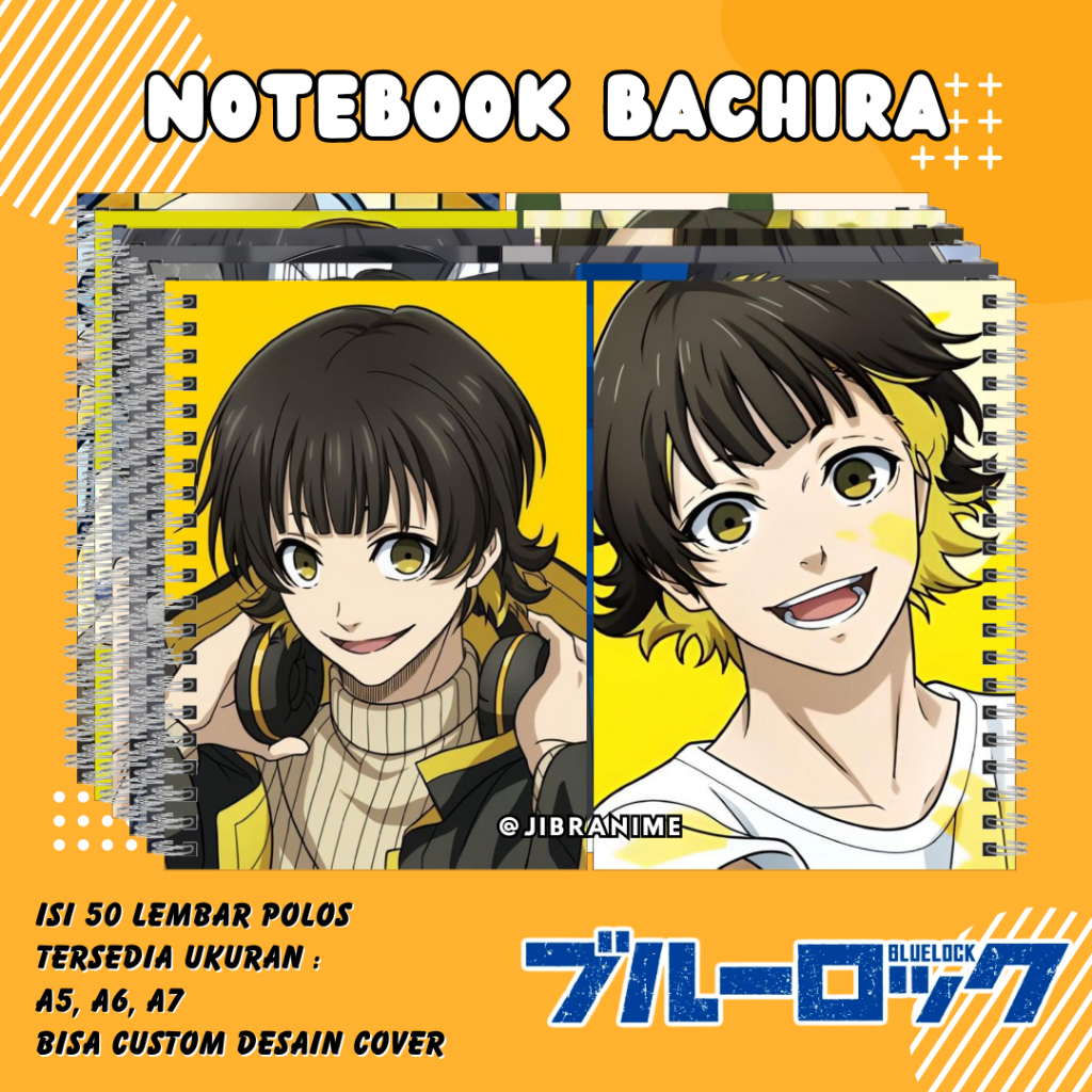 

NOTE BOOK BLUE LOCK BACHIRA / NOTEBOOK BLUE LOCK BACHIRA / BUKU CATATAN BLUE LOCK BACHIRA