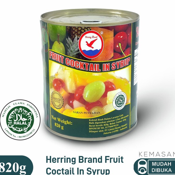 

Harga Miring Satuan Herring Brand Fruit Cocktail In Syrup Buah Campur Kaleng