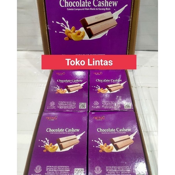 

Disc Xtra Cokelat Compound Hitam Manis isi Kacang Mede Chocolate Cashew Dus