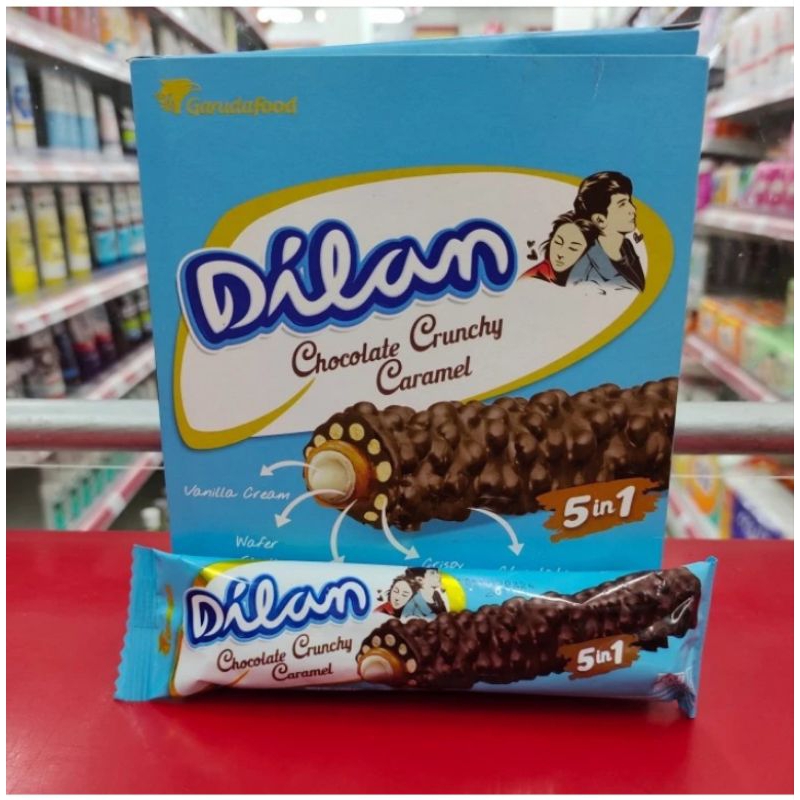 

Dilan Crunchy Choco Caramel 23gr x 12 Pcs