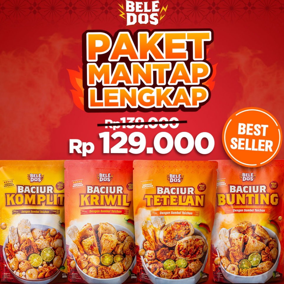 

Diskon Heboh Beledos Paket Mantap Lengkap Baciur Komplit Baciur Kriwil Baciur Bunting Baciur Tetelan