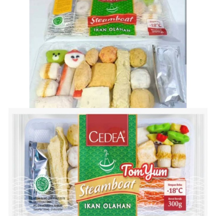 

Sale plus SteamboatTomyum Cedea Ikan Olahan 3gram