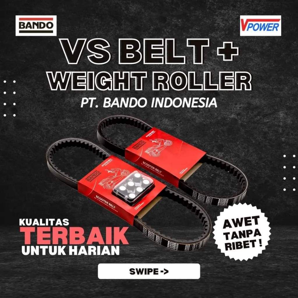 V-BELT MIO M3 SOUL GT 125 FINO X RIDE 125 MIO S 2PH BANDO