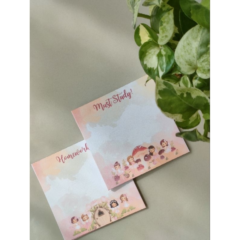 

Memopad Handmade Seri 6 Untuk Menulis Study Planner & Mencatat PR Sekolah