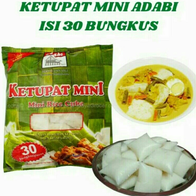 

Makin murah Ketupat mini isi 3