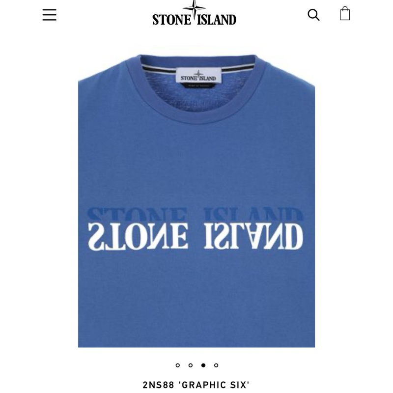 kaos stone island / stone island reflective logo tee
