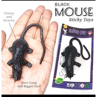 Mainan tikus karet lucu