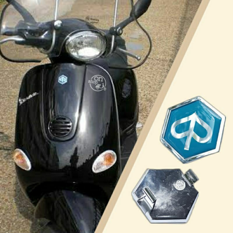 Emblem Vespa Dasi Logo Piaggio ET4 / Hexagonal