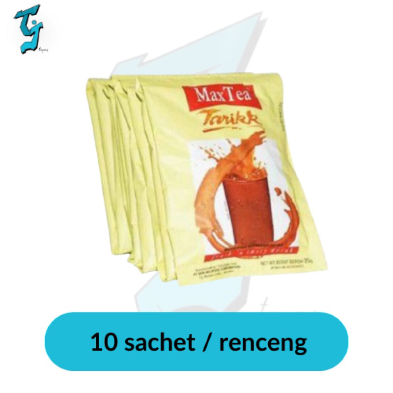 

MAXTEA Teh Tarik. 1 Renceng isi 10 Sachet @25gr.