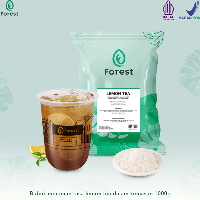 

Lariz manis Bubuk Minuman Teh LEMON TEA Powder 1 grFOREST