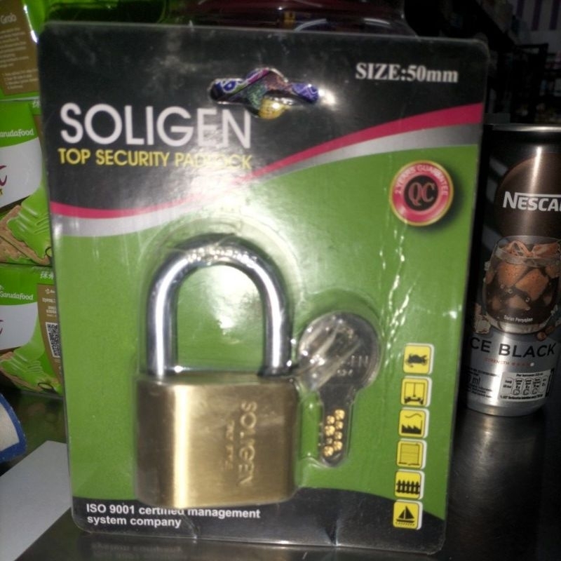 Soligen Top Security Padlock