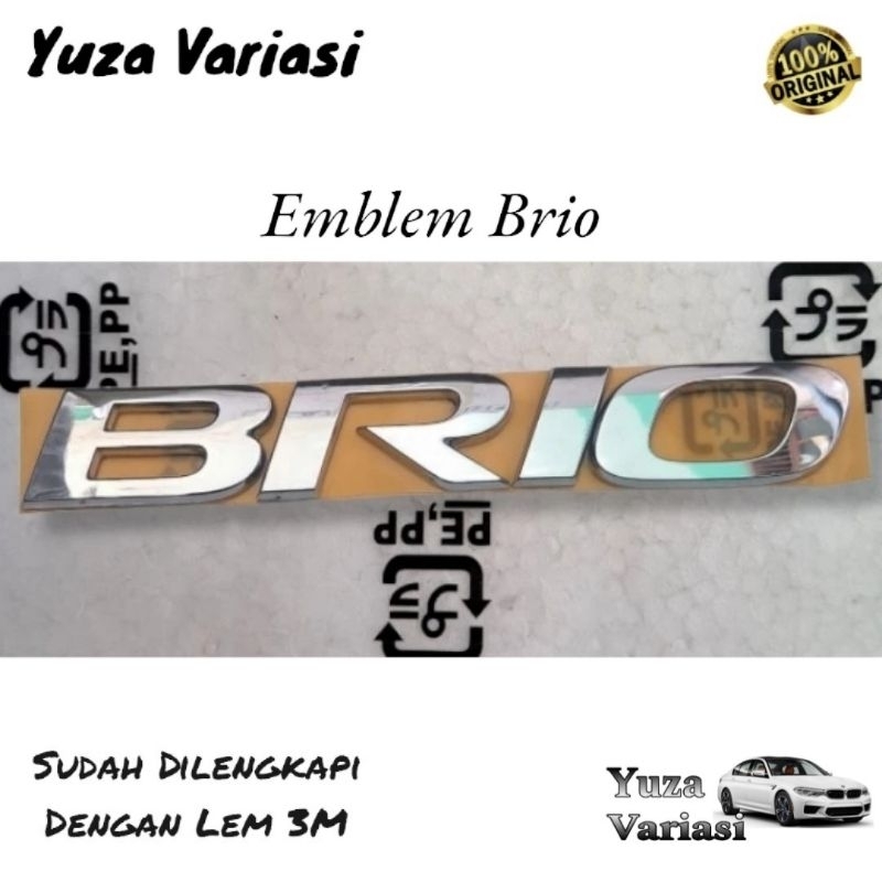 EMBLEM BRIO ORIGINAL HONDA BRIO/EMBLEM BAGASI HONDA BRIO