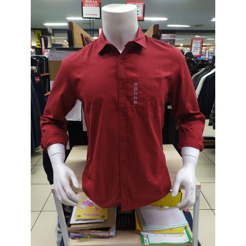 GABRIELLE KEMEJA SLIMFIT LENGAN PANJANG PRIA TERBARU