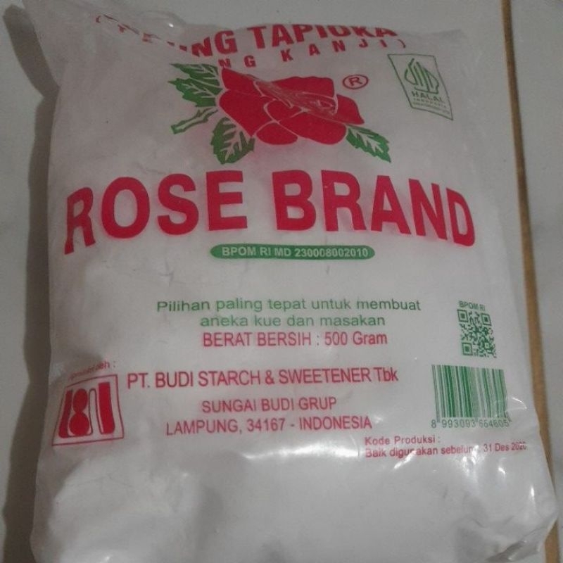 

TEPUNG TAPIOKA ROSE BRAND 500g