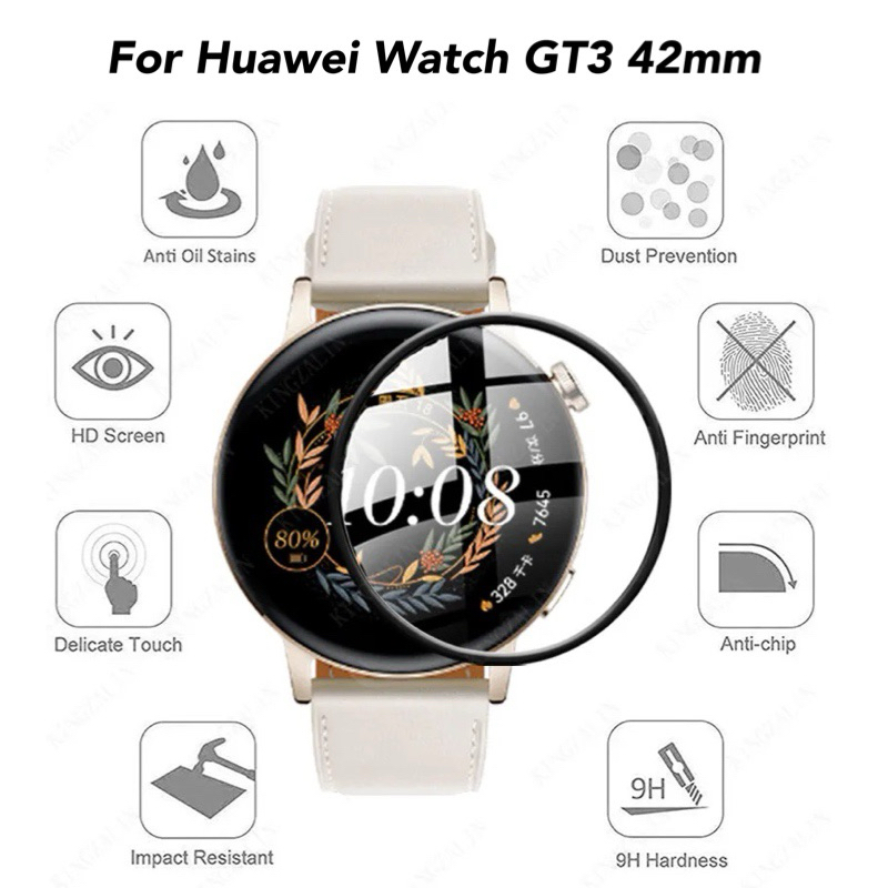 Antigores Huawei Watch GT3 42mm Antigores PET Premium Quality Pelindung Layar Smartwatch Huawei