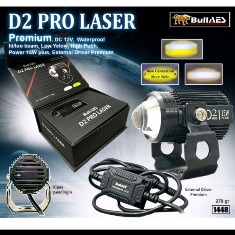 Lampu Tembak D2 Laser BullAES 20 Watt