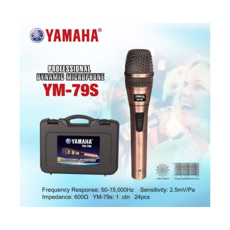 Mic kabel YAMAHA YM 79S Microphoe karaoke