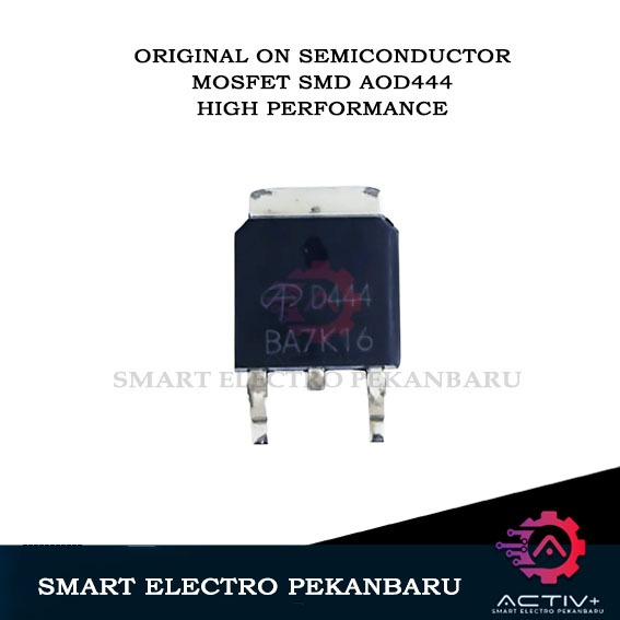 ORIGINAL MOSFET SMD D444 TO-252 ON SEMICONDUCTOR N-Channel 60V 12A AOD444 D444 AOD444L AOI44460V AOD