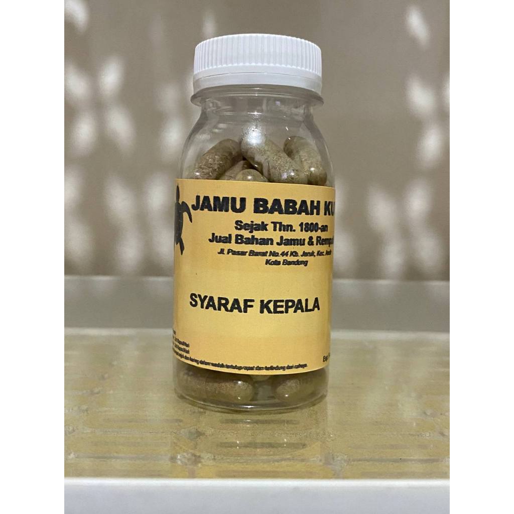 

Jamu Babah Kuya - Saraf Kepala (50 Kapsul) Herbal