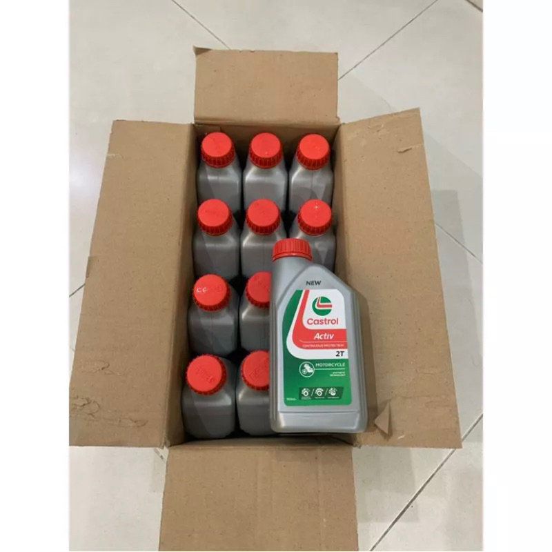 OLI SAMPING CASTROL 2T 0.7 L #ANTI REMBES PER DUS ISI 12 BOTOL