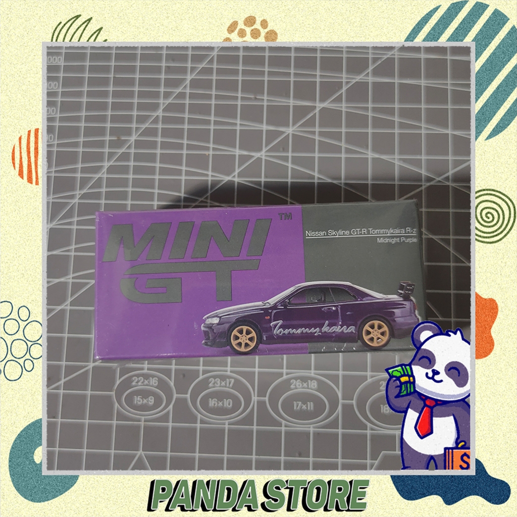 MINI GT 616 NISSAN SKYLINE GTR R34 TOMMY KAIRA MIDNIGHT PURPLE