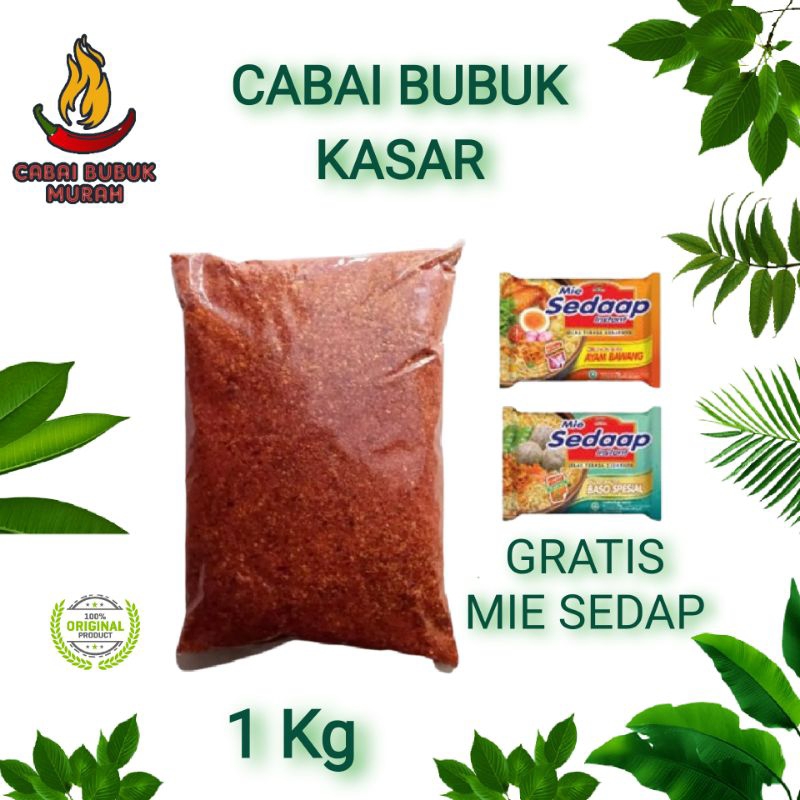 

CABAI BUBUK MURAH GILING KASAR GRATIS MIE SEDAP