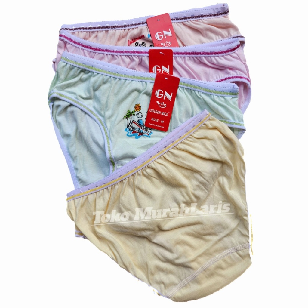 Cd Wanita Golden Nick 1134 Lusinan | Celana Dalam Anak Remaja - Wanita Dewasa