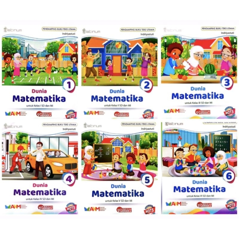 Dunia Matematika untuk SD kelas 1-6  kurikulum Merdeka Platinum