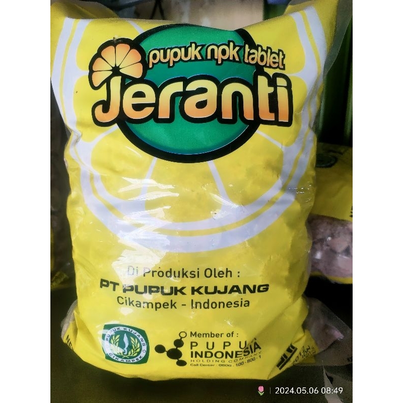 Pupuk NPK tablet Jeranti 5kg