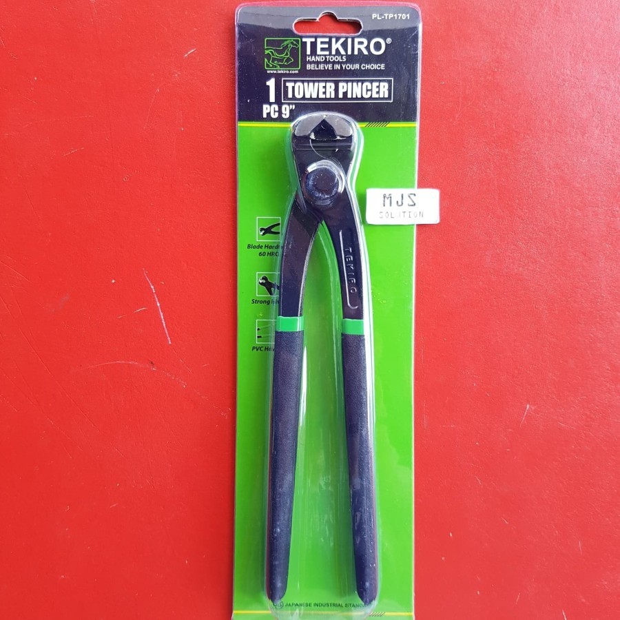 MJS GEGEP 9 INCH TEKIRO GAGANG KARET tang gegep ikat kawat bendrat catut