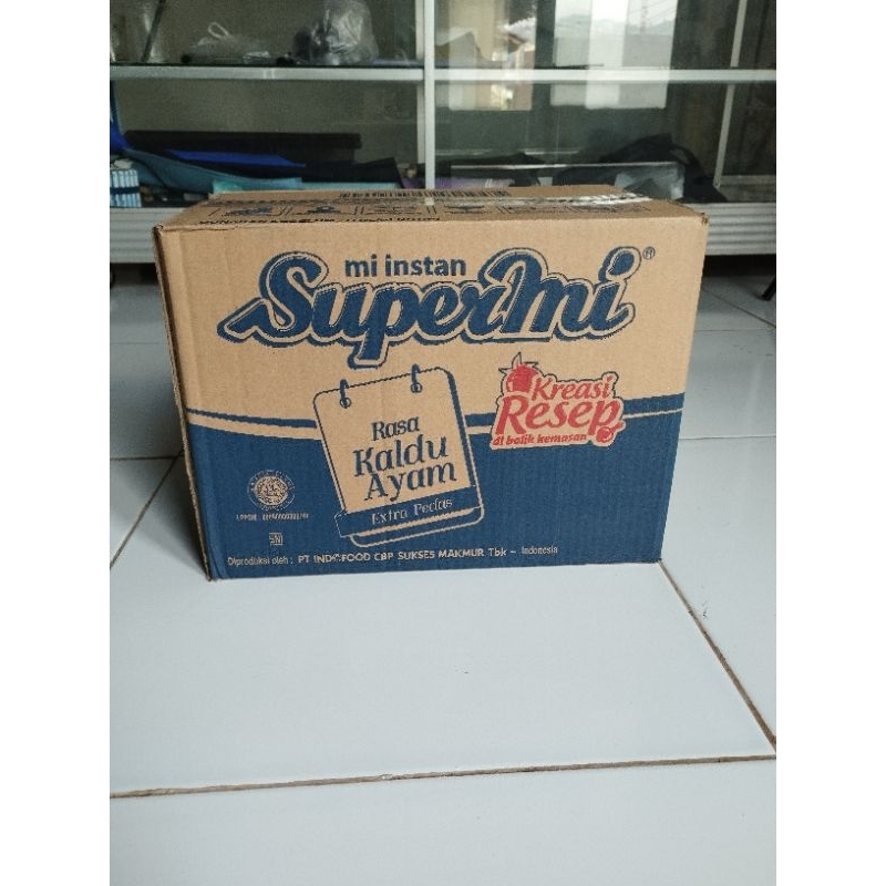 

supermi rasa kaldu ayam 70g, 1 dus isi 40 bungkus