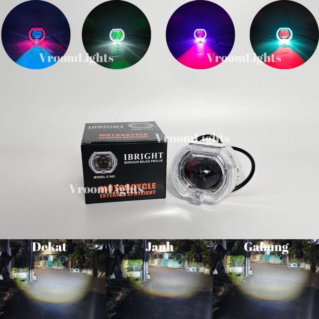 IBRIGHT C943 Projie Biled Mini 2.5 Inch Cut Off