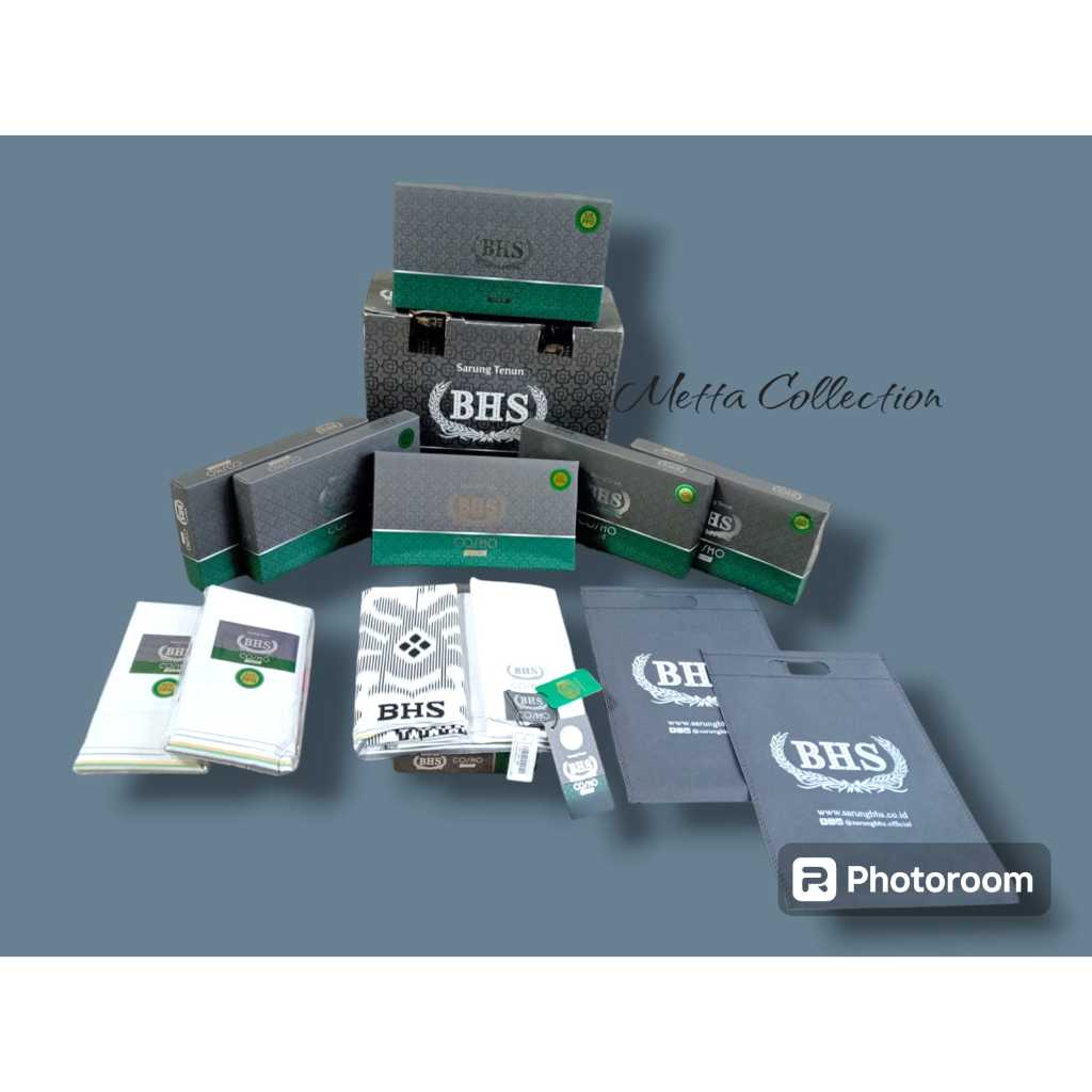 Sarung Tenun BHS Cosmo Silver Murah Grosir