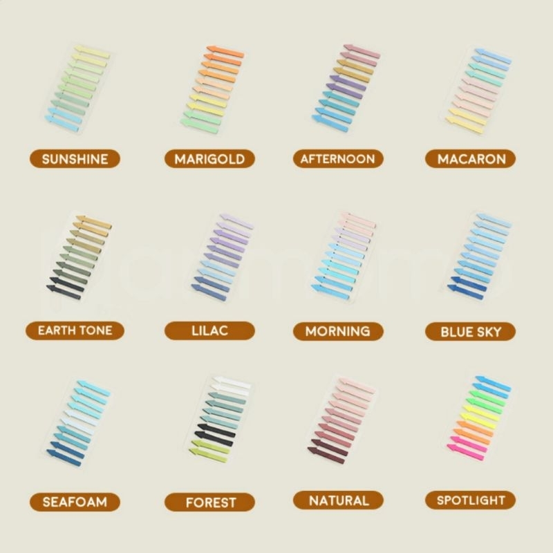 

panmomo arrow point sticky labels /penanda buku bentuk panah