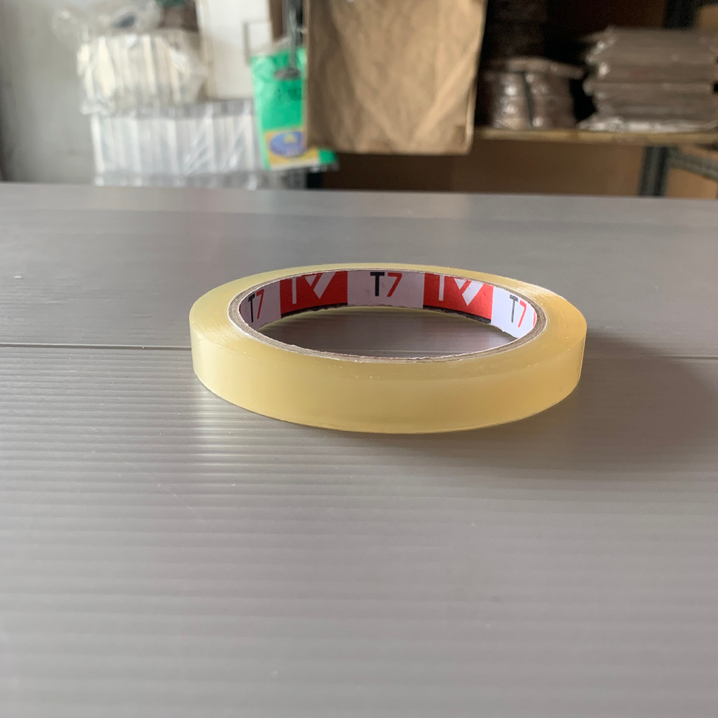 

Anugrah Plastik Isolasi atau Selotip Bening T7 / Pandawa 12 mm dan 24 mm