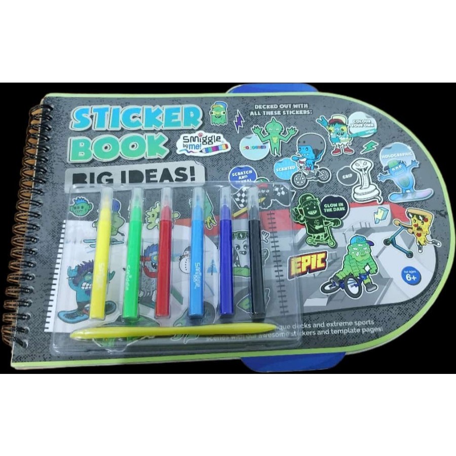 Smiggle Book Big Ideas - COLOURING BOOK