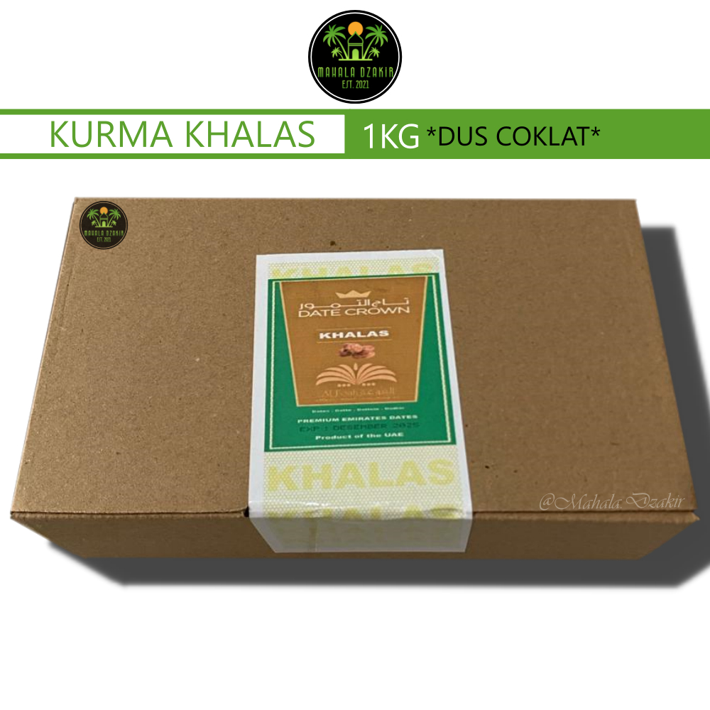 

kurma khalas [1kg]//Kurma khalas premium quality [dus coklat]